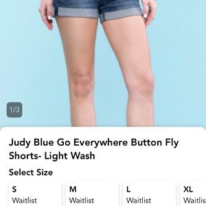 Judy blue high wasted 5 button shorts